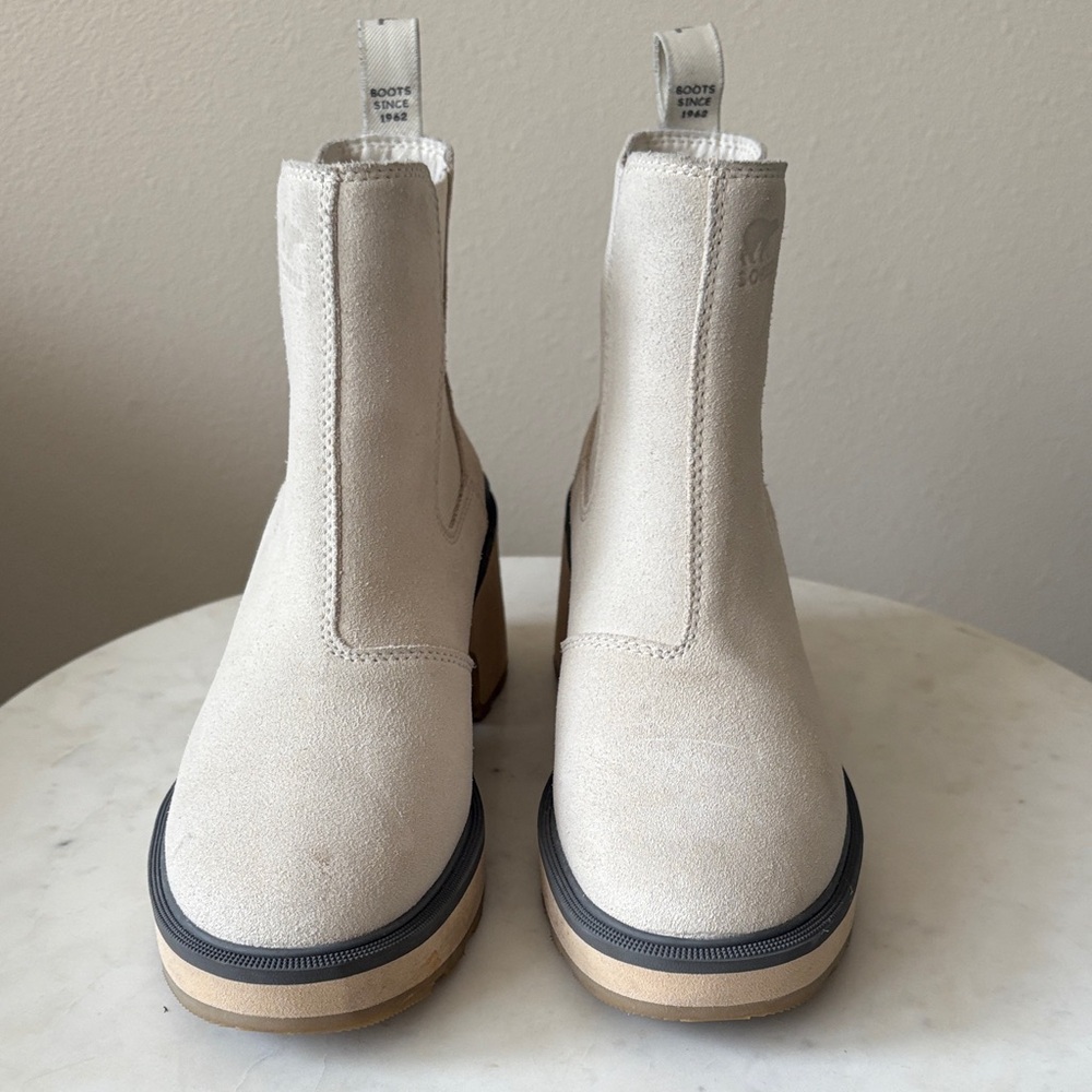 Sorel Women's Cream Waterproof Ankle Booties